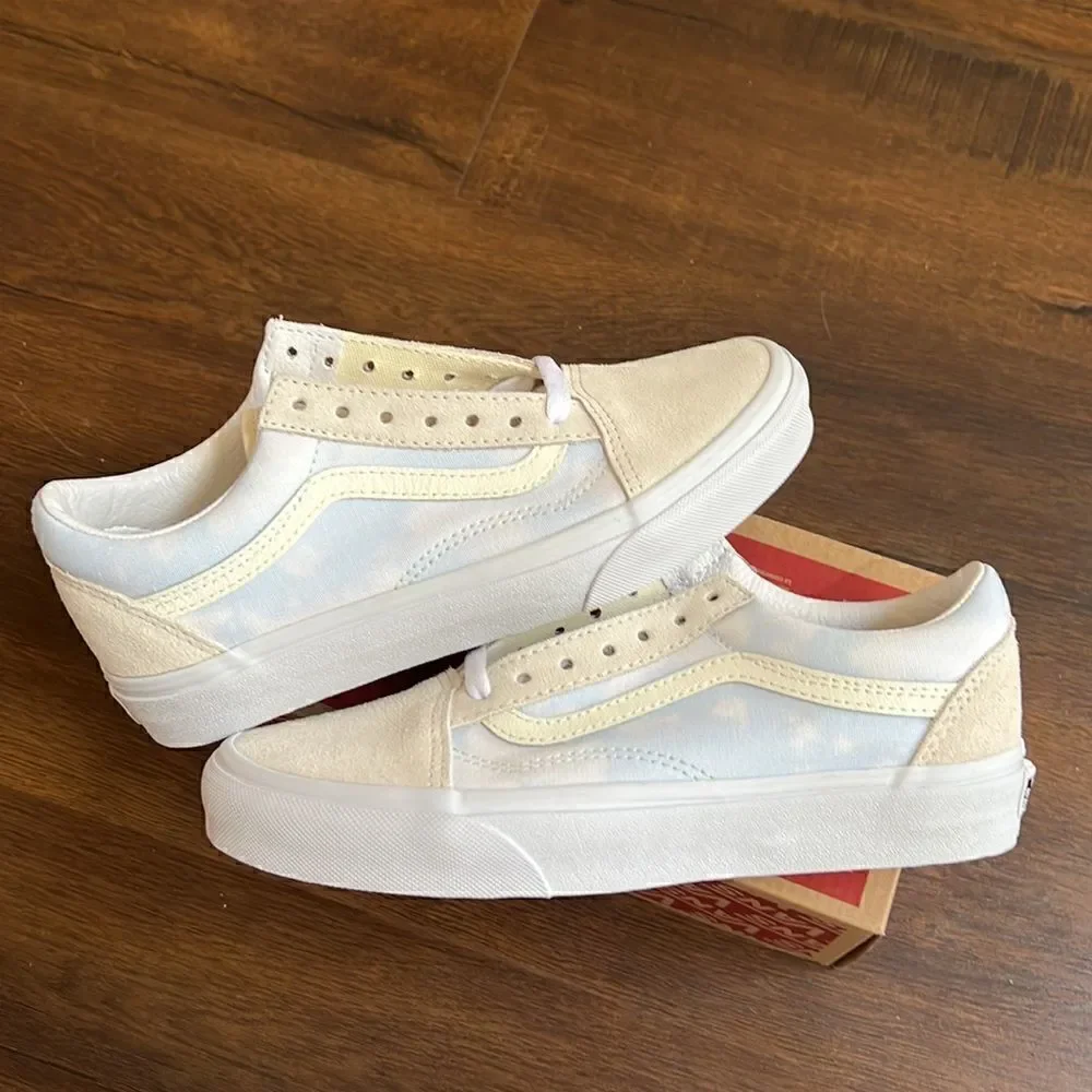 Vans old skool women size6.5 bleach wash